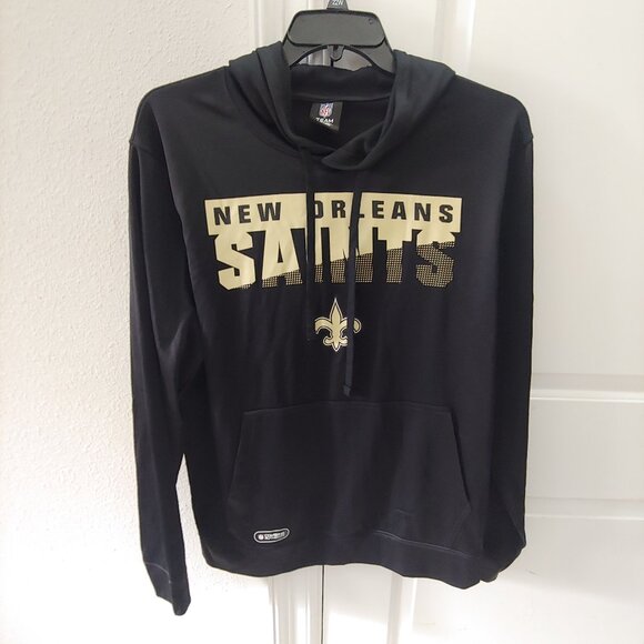 New Orleans Saints Hoodie Sweatshirt Mens Large NFL Combine Performance New Era - Picture 1 of 6